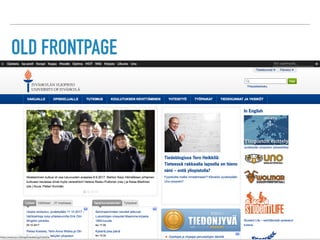 OLD FRONTPAGE
 