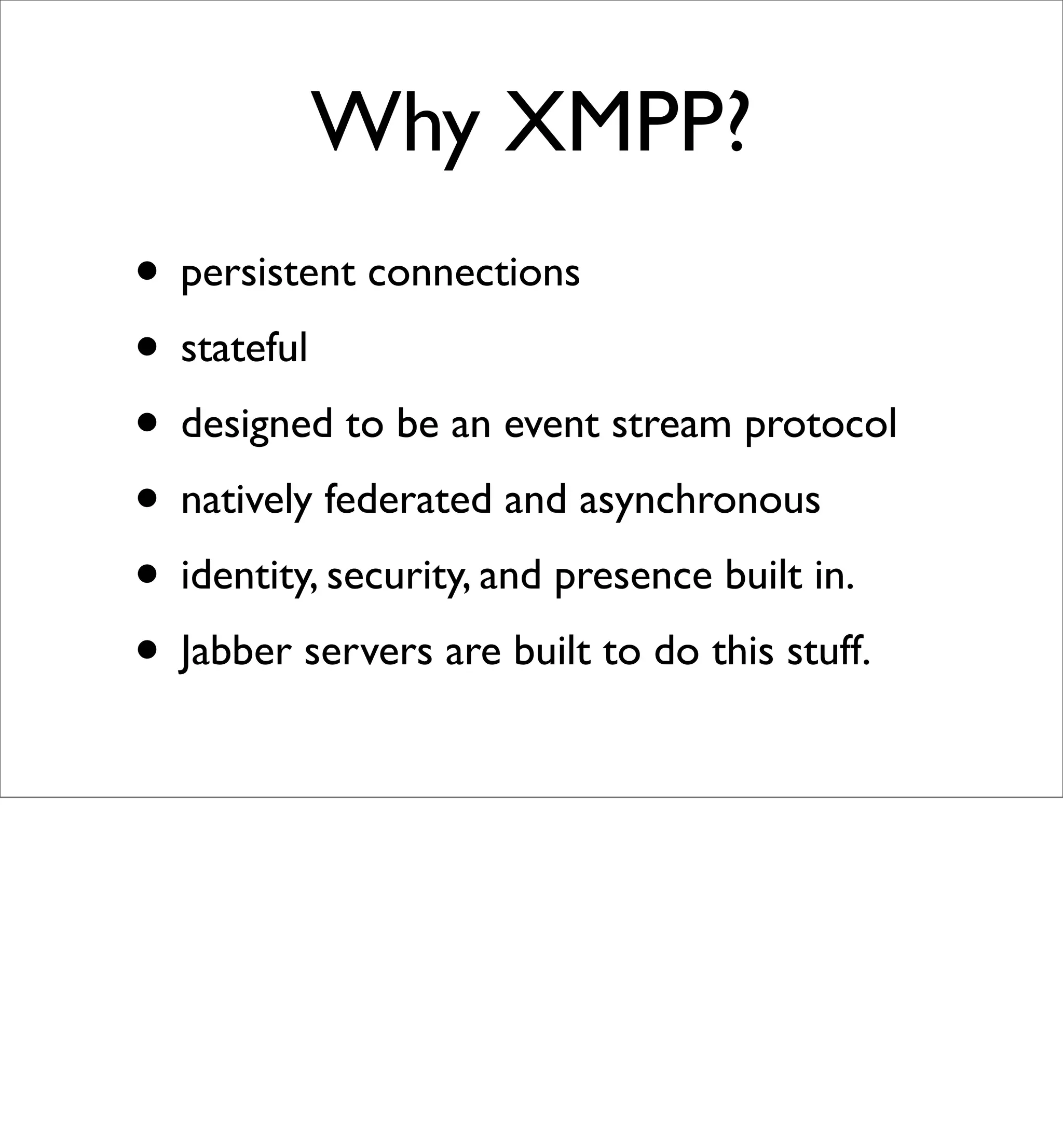 Beyond REST? Building Data Services with XMPP PubSub