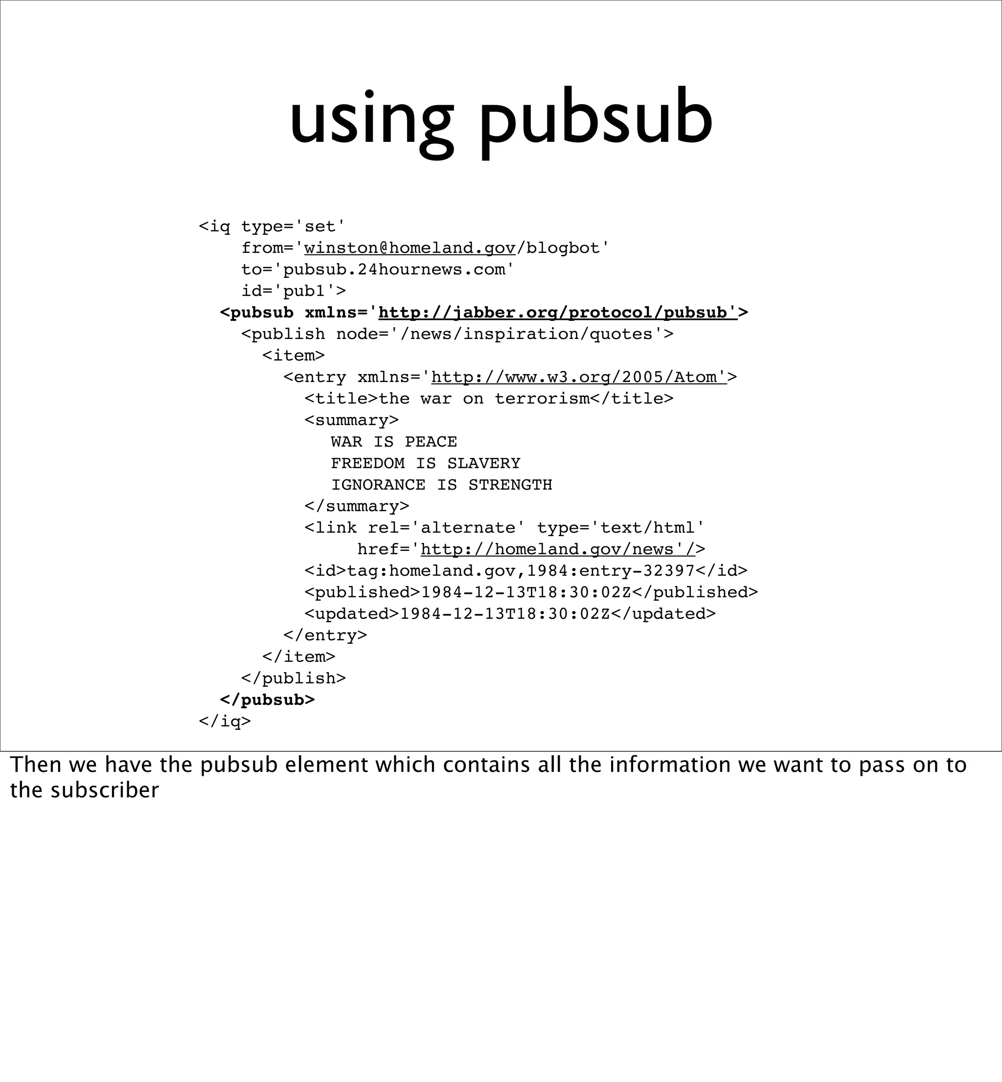 Beyond REST? Building Data Services with XMPP PubSub