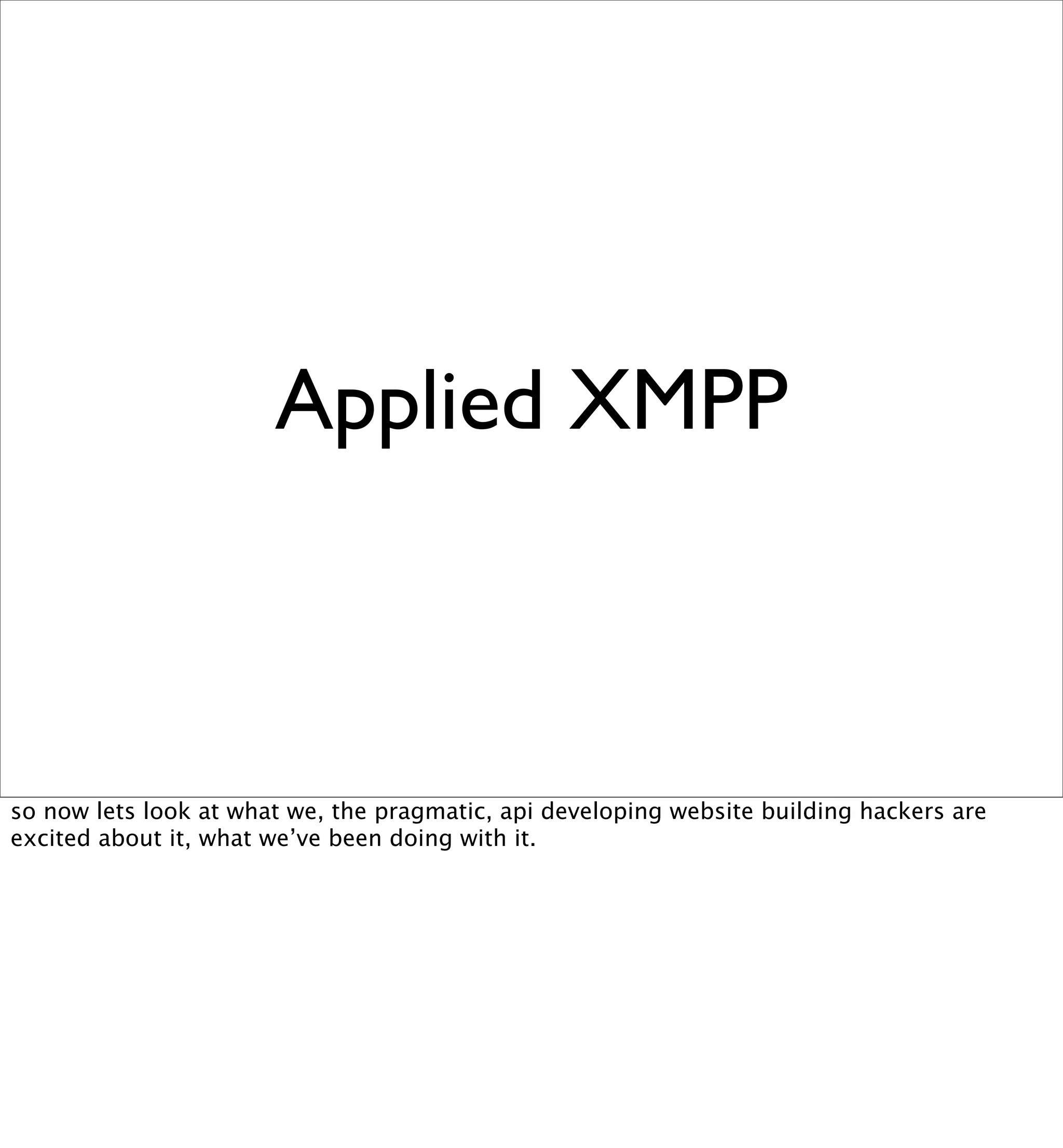 Beyond REST? Building Data Services with XMPP PubSub