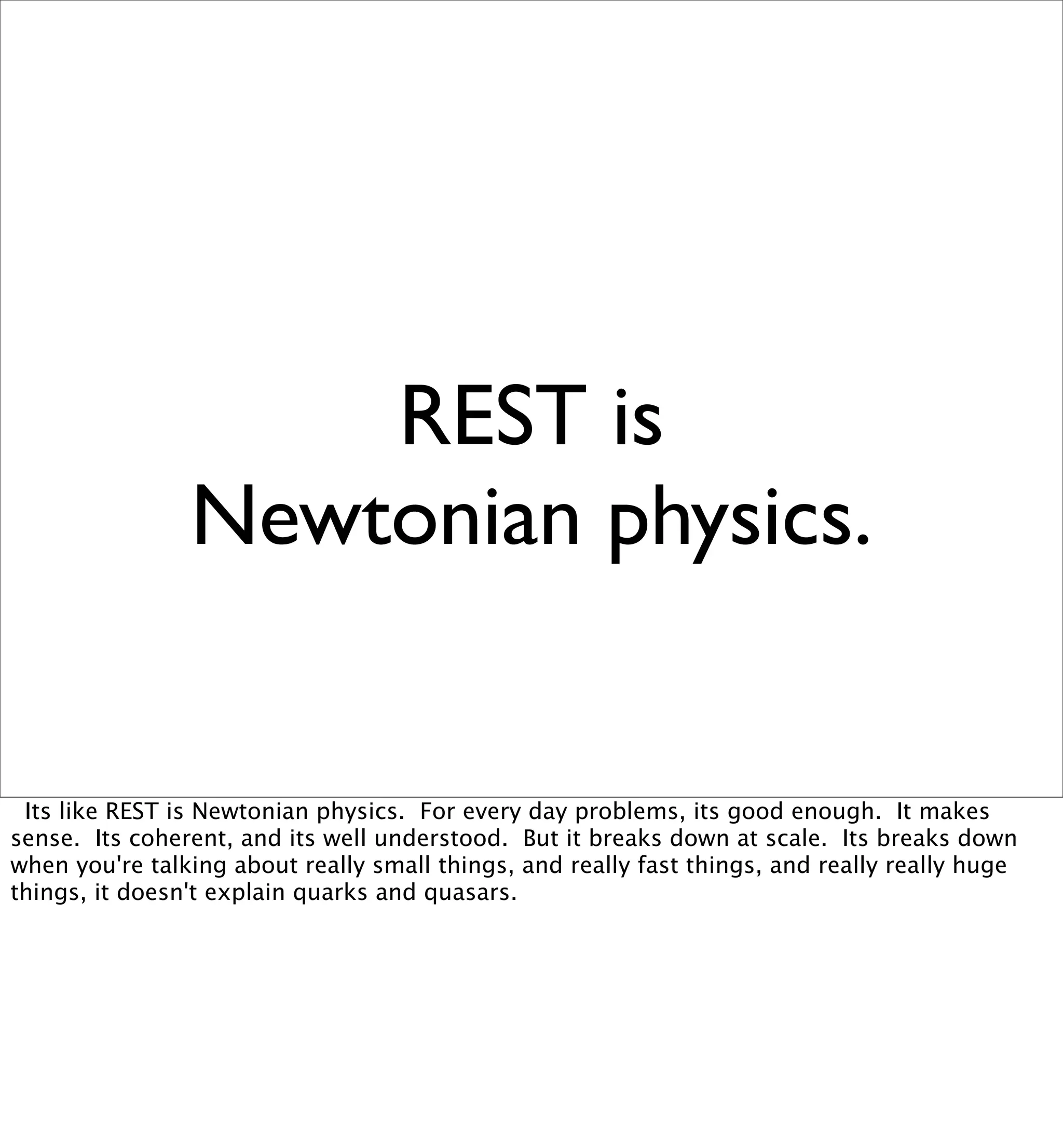 Beyond REST? Building Data Services with XMPP PubSub