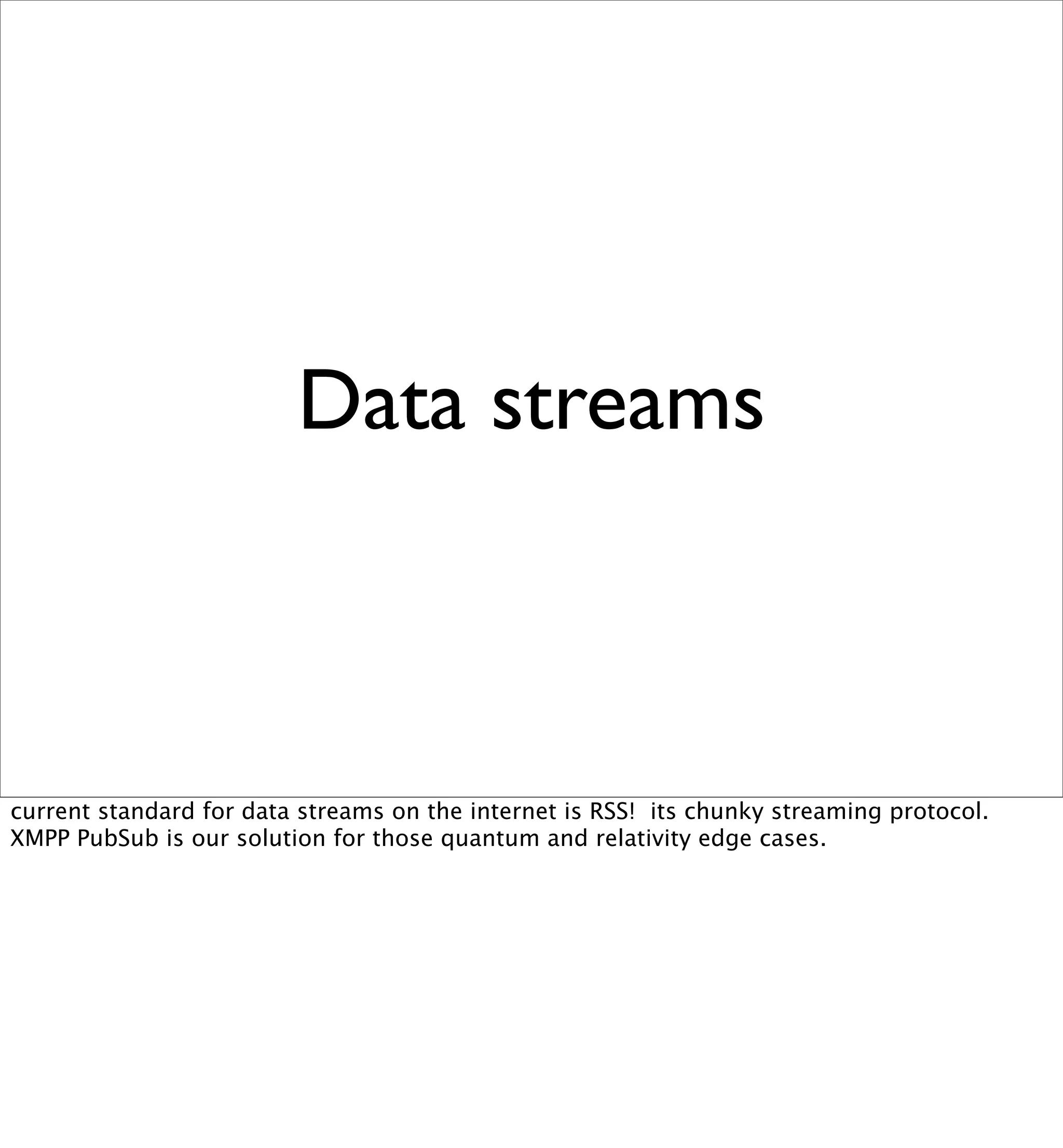 Beyond REST? Building Data Services with XMPP PubSub