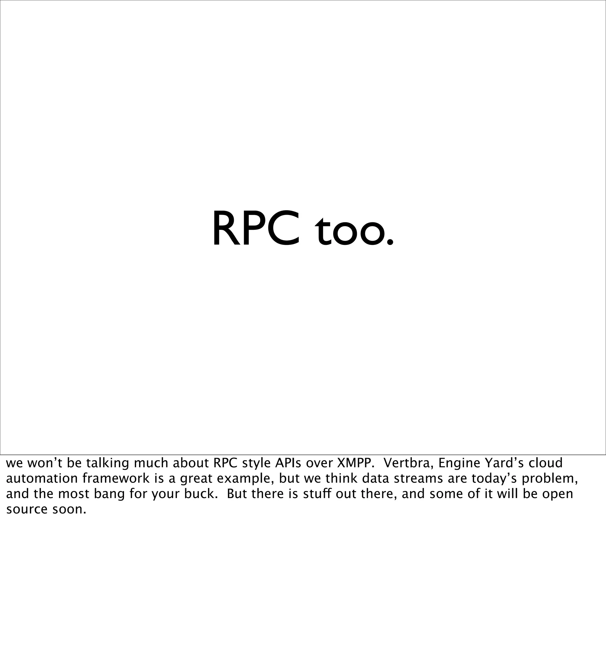 Beyond REST? Building Data Services with XMPP PubSub