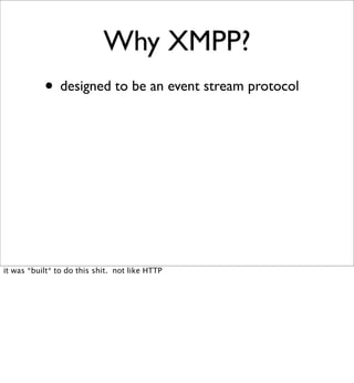 Beyond REST? Building Data Services with XMPP PubSub