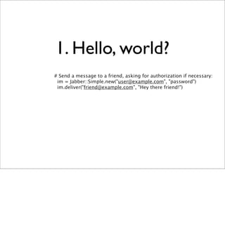 Beyond REST? Building Data Services with XMPP PubSub