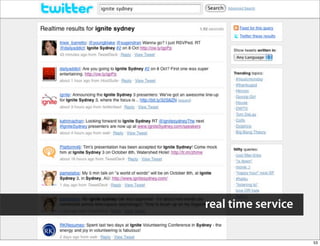 real time service

                    53
 