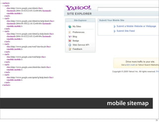 mobilecaption
       sitemap

                 71
 