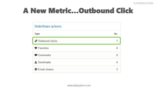 A New Metric…Outbound Click
9 | INTRODUCTIONS
www.eqbsystems.com
 