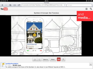 and
                     media...




option to choose high or low quality
(with default based on device you’re using)
 