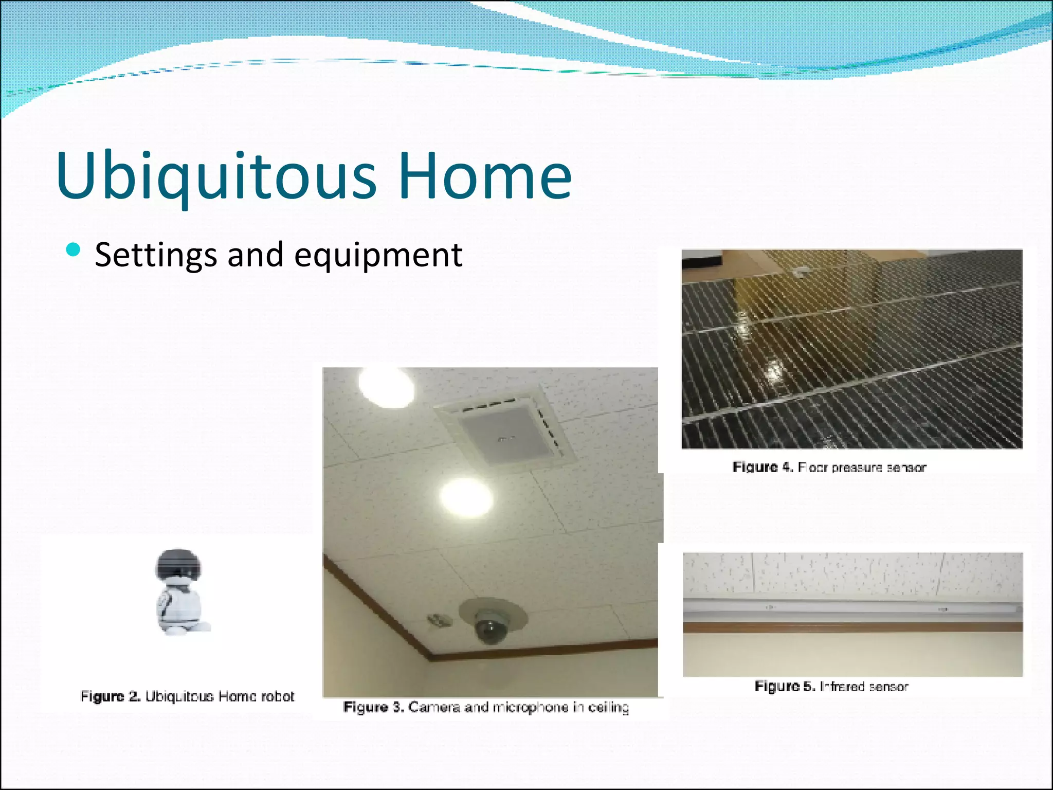 Ubiquitous Home Settings and equipment