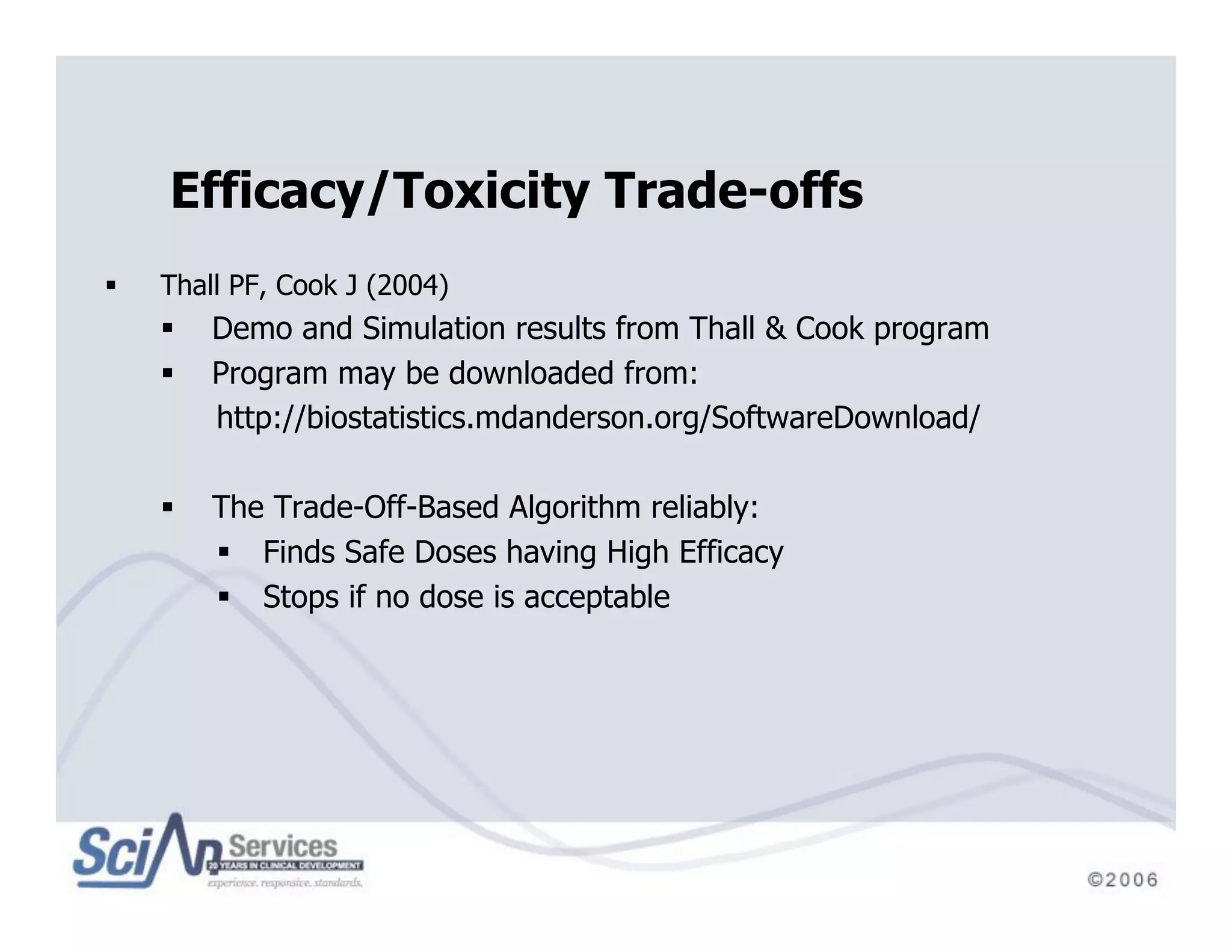 Beyond Traditional Designs in Early Drug Development