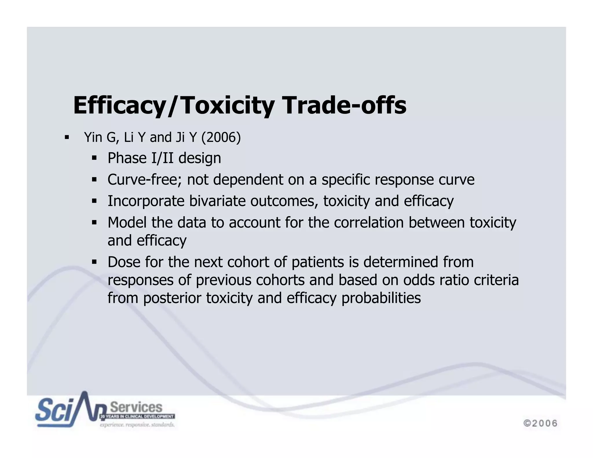 Beyond Traditional Designs in Early Drug Development