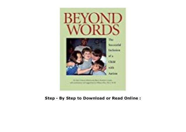 Epub Beyond Words The Successful Inclusion Of A Child With Autism
