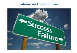 @JuttaEckstein | agilebossanova.org16
Failures are Opportunities
 