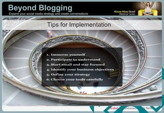 Tips for Implementation 