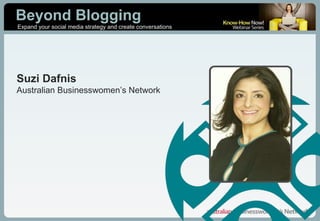 Suzi Dafnis Australian Businesswomen’s Network 