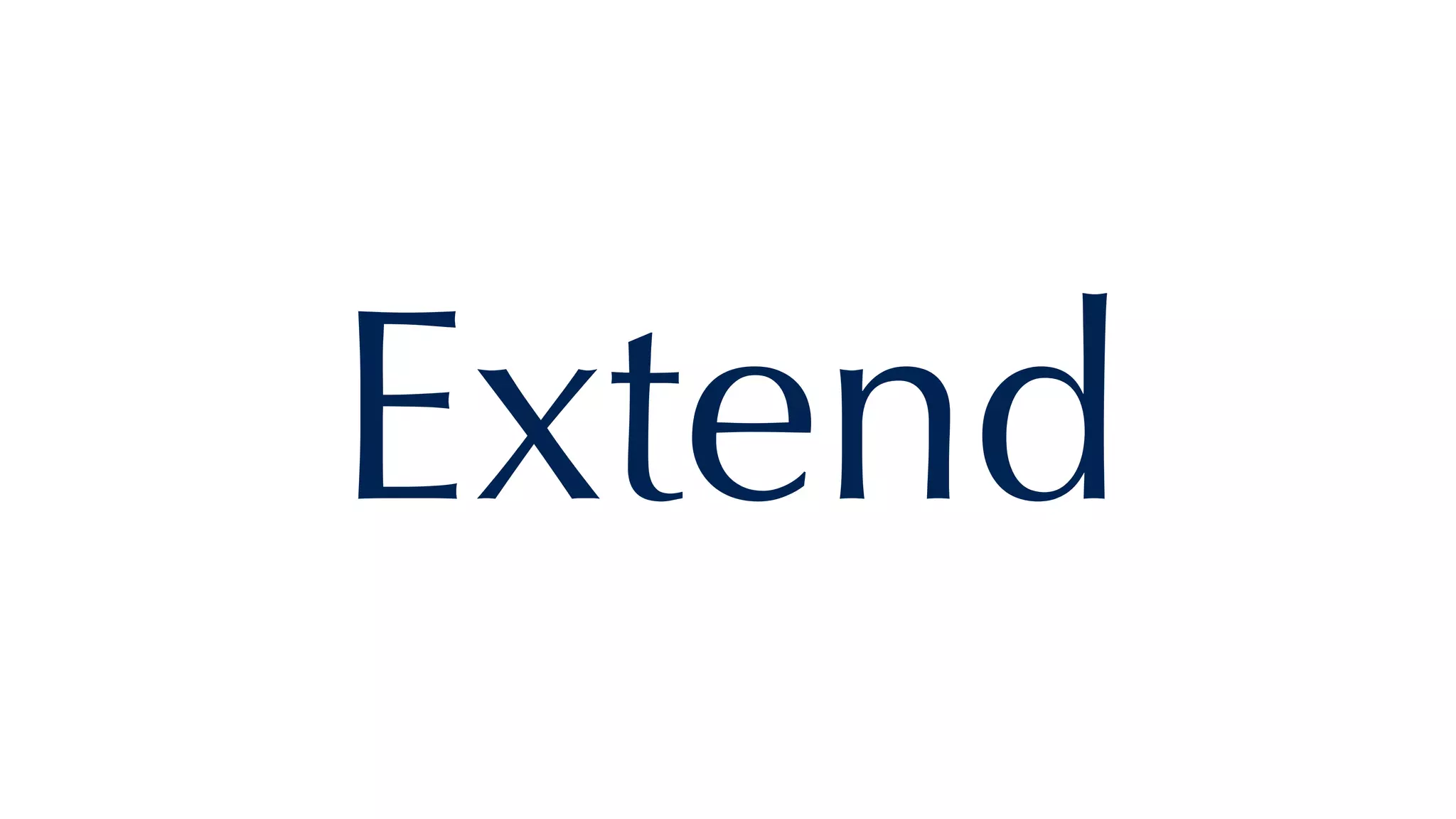 Extend
 