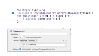 NSInteger size = 5;
_payload = [NSMutableArray arrayWithCapacity:size];
for (NSInteger i = 0; i < size; i++) {
[_payload addObject:@(i)];
}
 