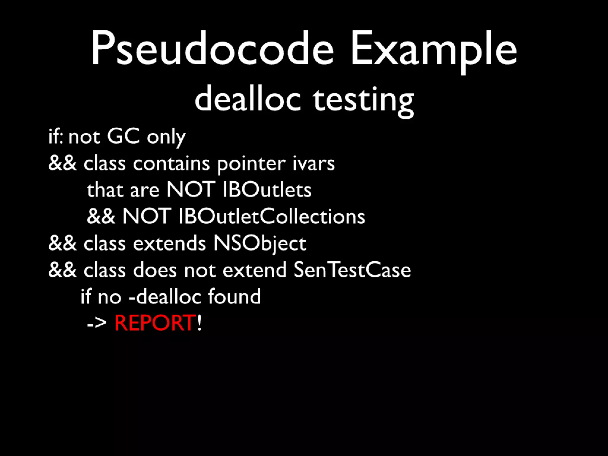 Beyond build and analyze