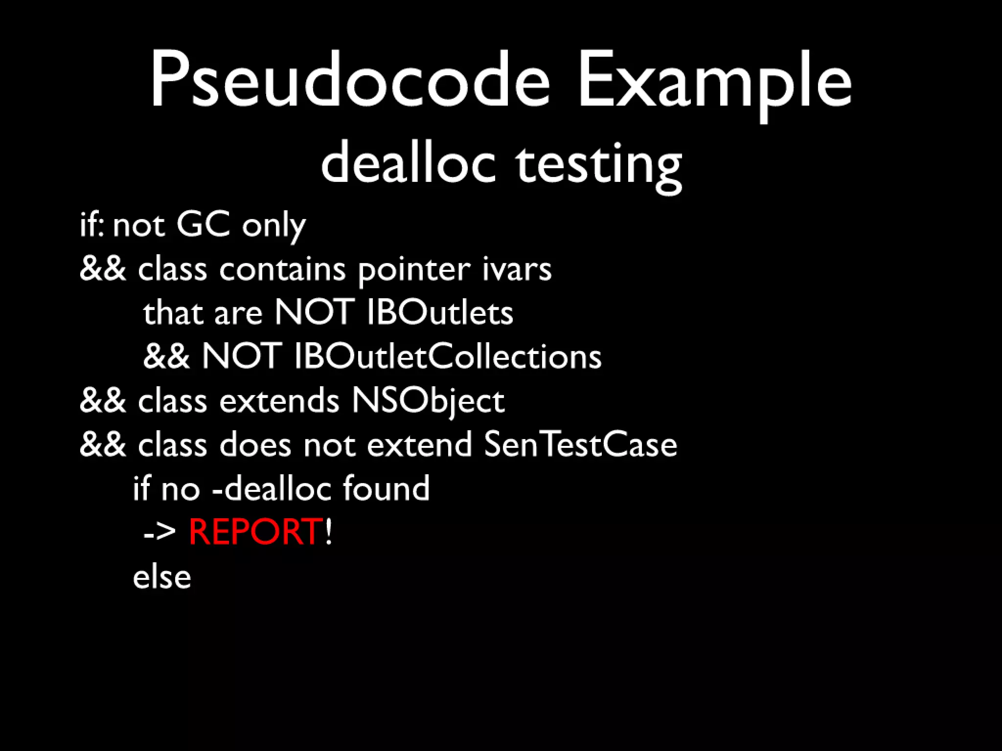 Beyond build and analyze