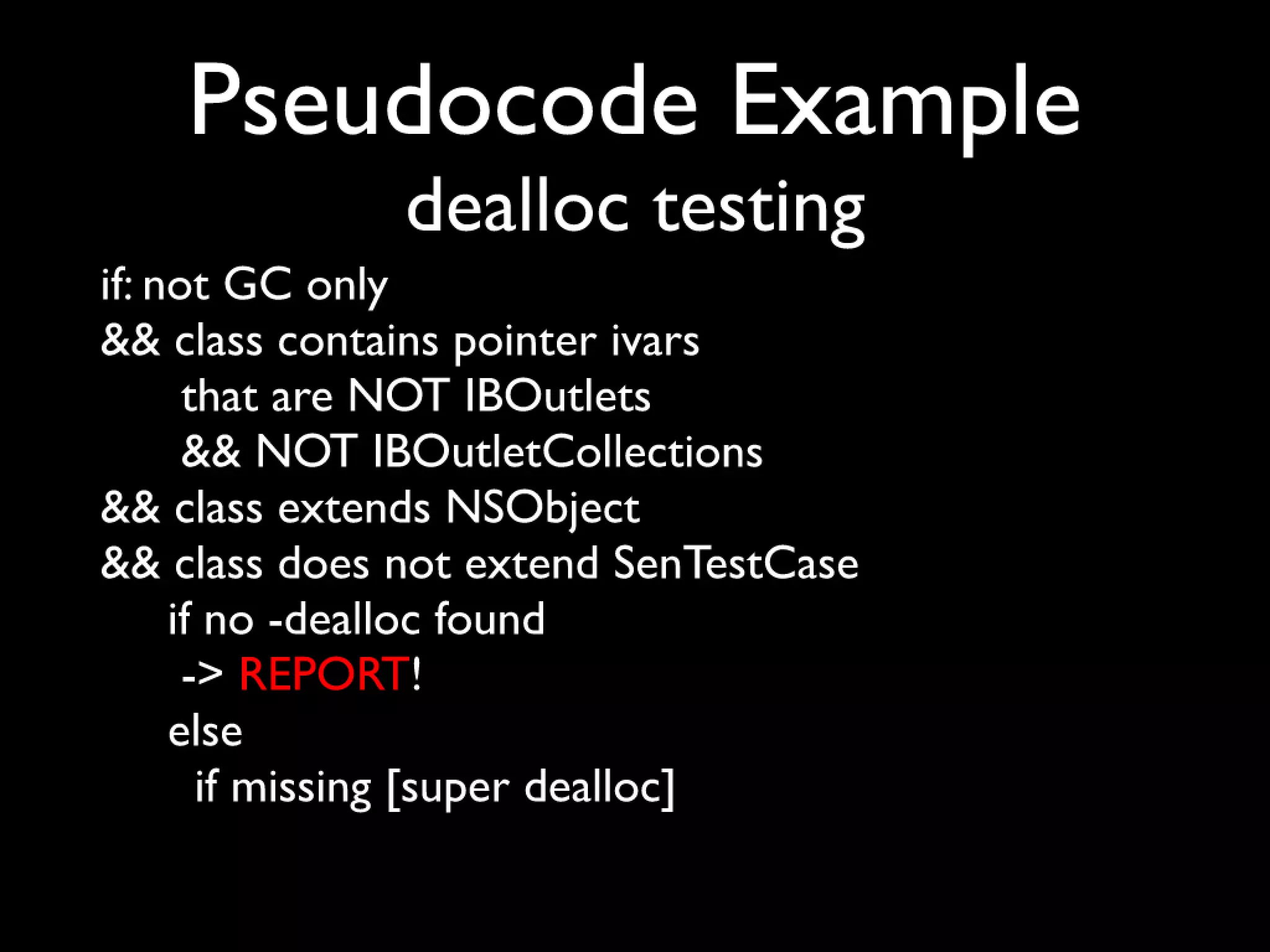 Beyond build and analyze