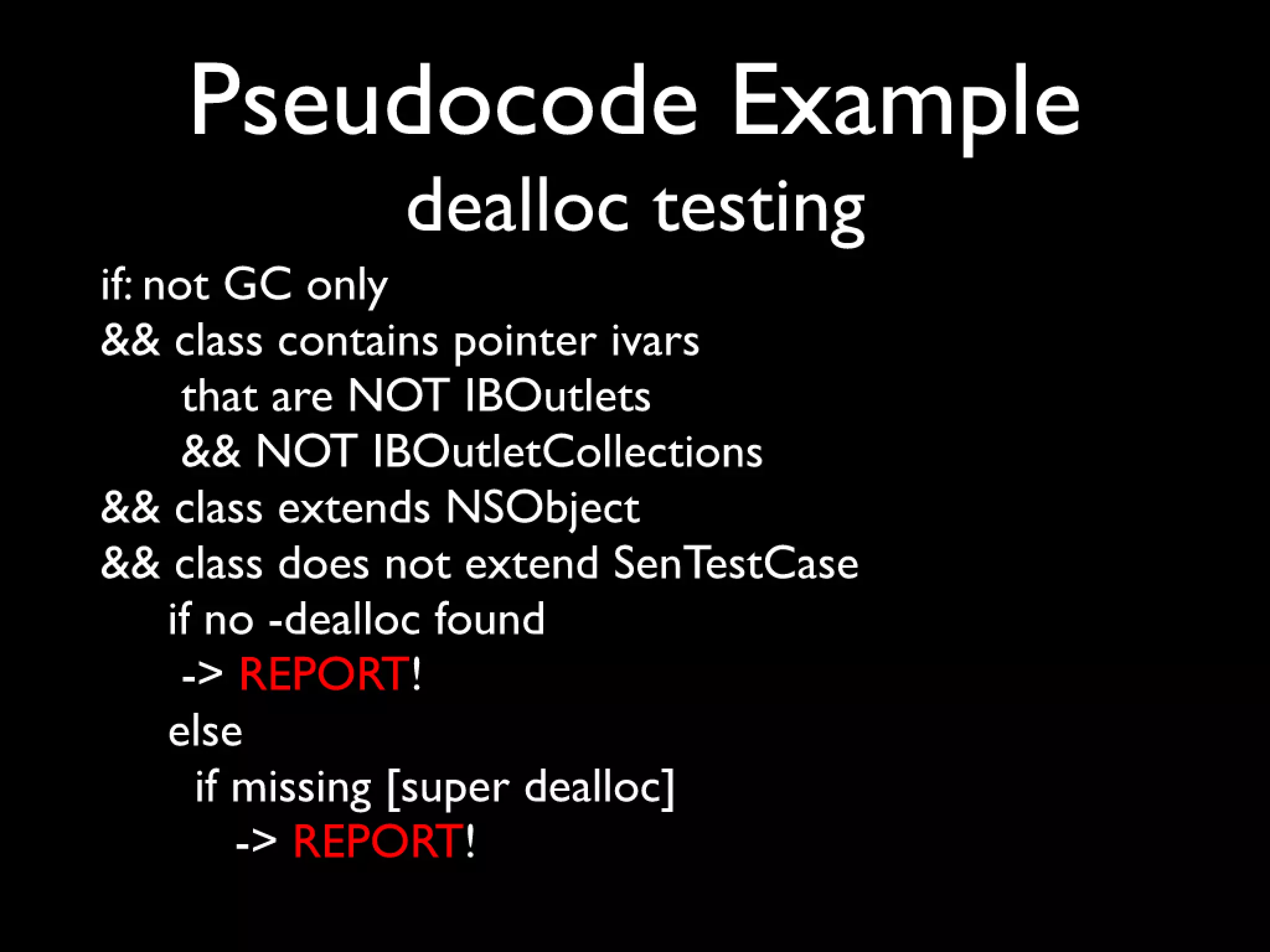 Beyond build and analyze