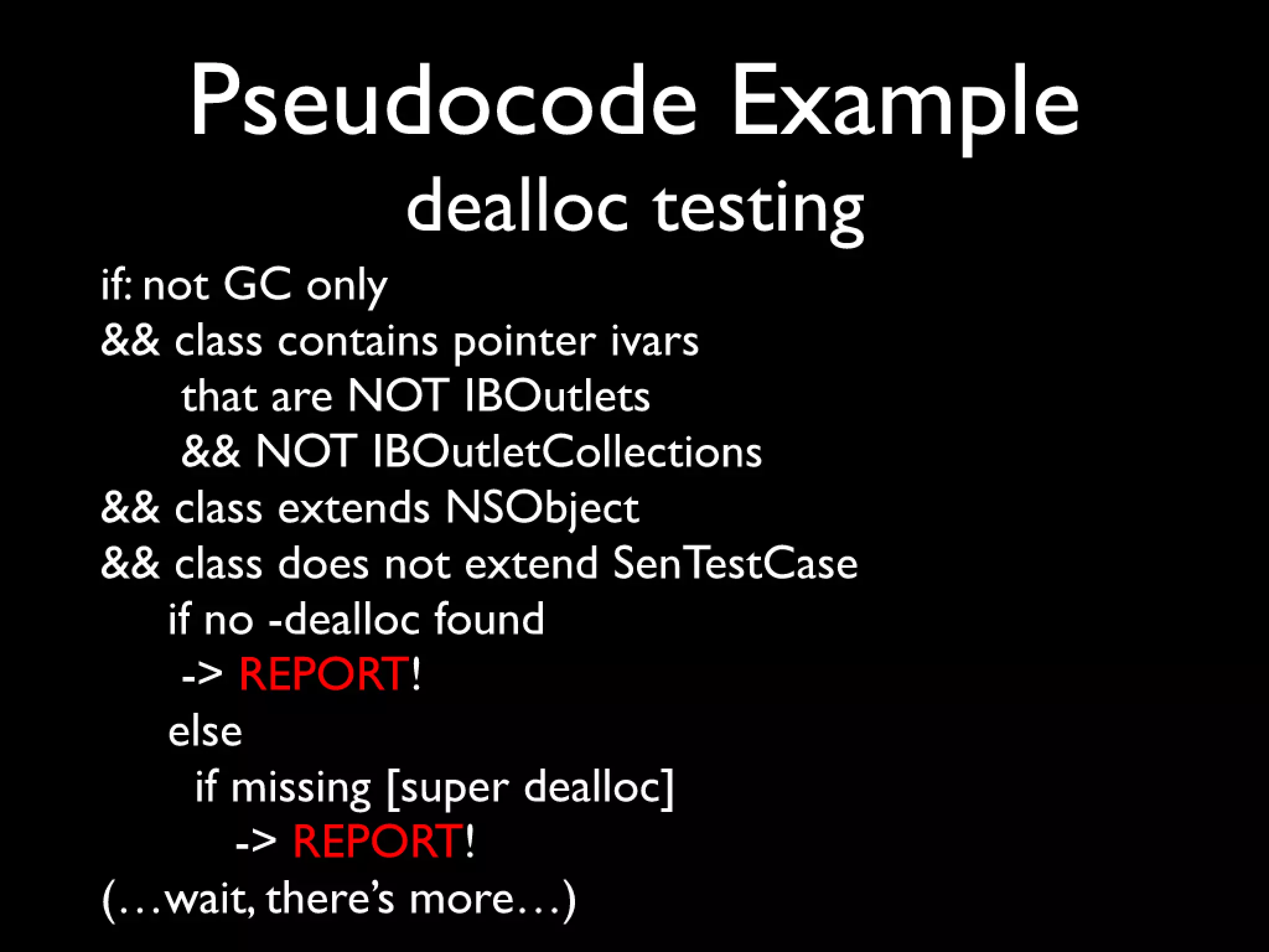 Beyond build and analyze