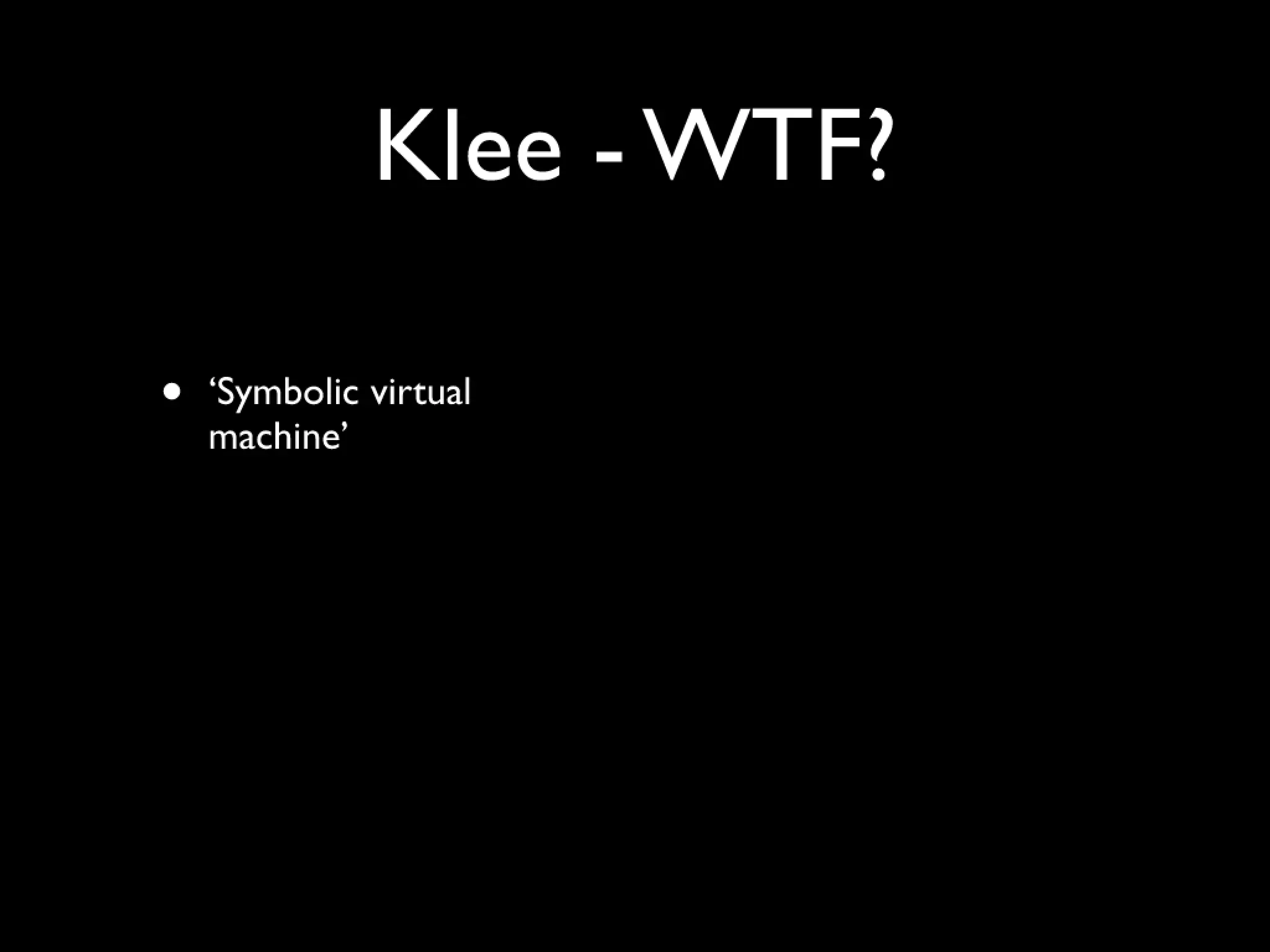 Beyond build and analyze