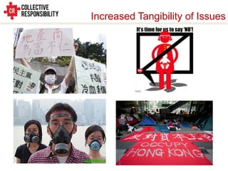 Increased Tangibility of Issues
 