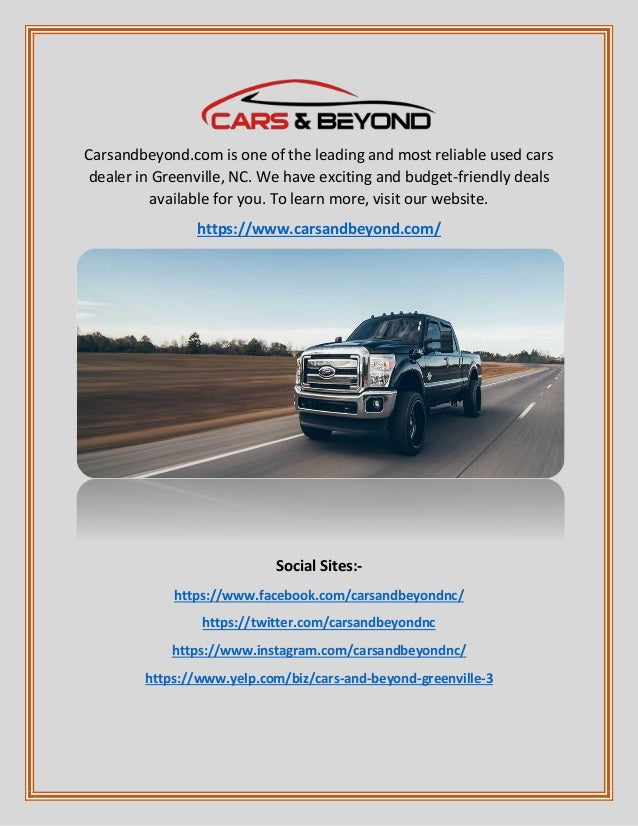 Beyond Car Sales Greenville Nc Carsandbeyond Com