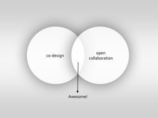 open collaborationco-designAwesome!