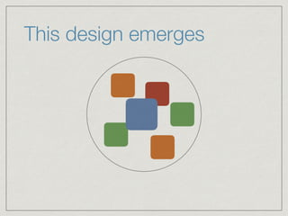 This design emerges
 