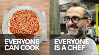 EVERYONE
CANCOOK
EVERYONE
ISACHEF
 