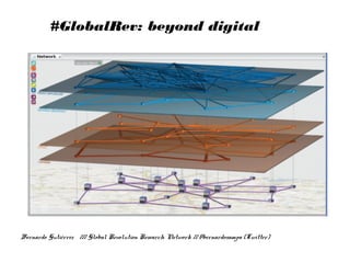 #GlobalRev: beyond digital
Bernardo Gutiérrez /// Global Revolution Research Network // @bernardosampa (Twitter)
 