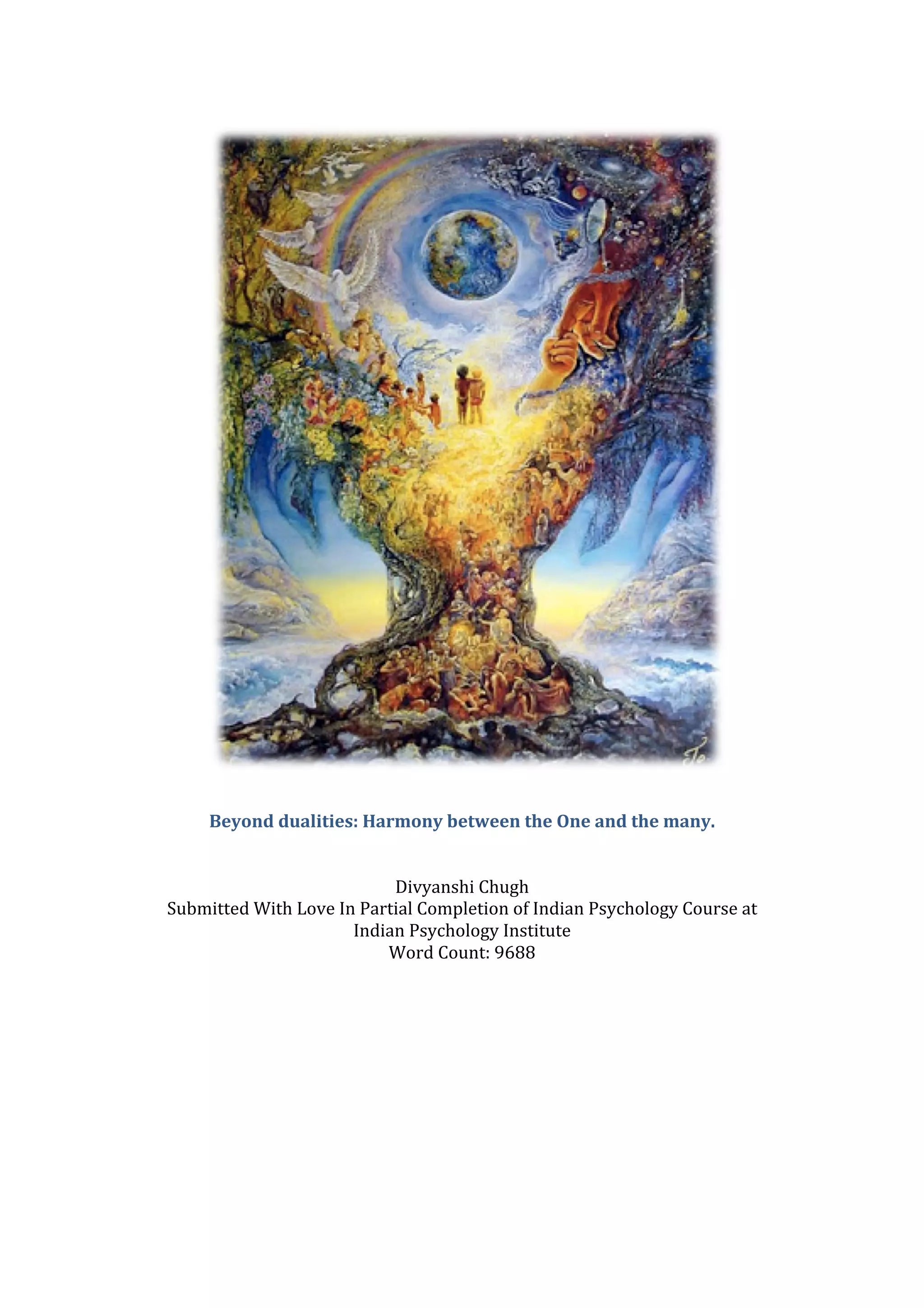 Harmony: The joy of 'unity in diversity' beyond apparent duality | PDF