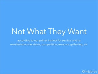 Design For Social
Responsibility
examples ahoy!

@lmjabreu

 