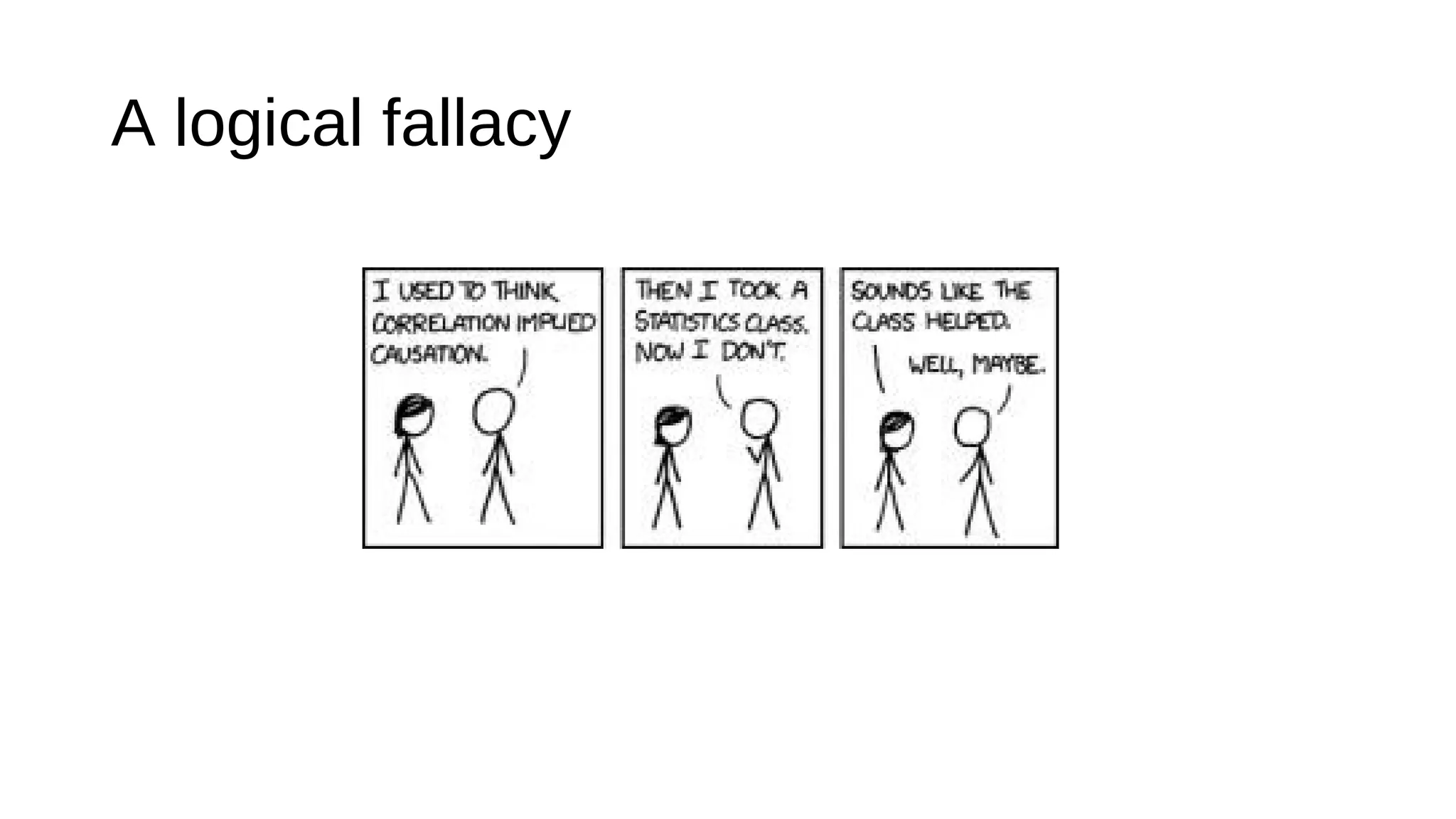 A logical fallacy