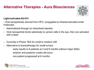 Alternative Therapies - Aura Biosciences
Light-activated AU-011
- Viral nanoparticles derived from HPV, conjugated to infr...