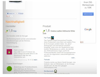 WeGreen Präsentation auf der Beyond Fashion Summit 2012 Berlin 