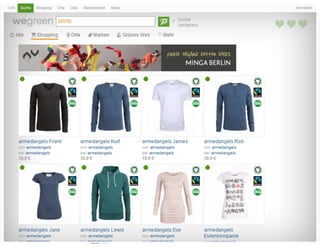 WeGreen Präsentation auf der Beyond Fashion Summit 2012 Berlin 