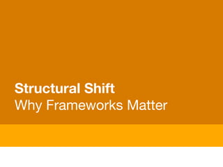 Designing Frameworks For Interaction and User Experience 