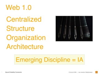 Designing Frameworks For Interaction and User Experience 