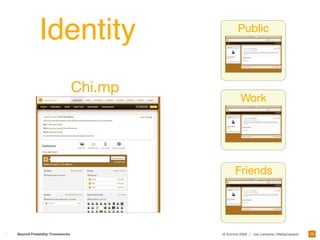Designing Frameworks For Interaction and User Experience 