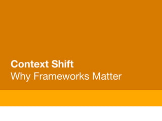 Designing Frameworks For Interaction and User Experience 
