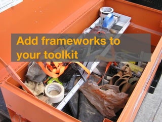 Designing Frameworks For Interaction and User Experience 