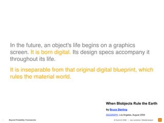 Designing Frameworks For Interaction and User Experience 