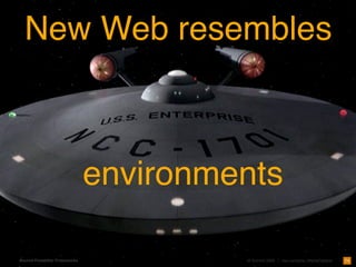 Designing Frameworks For Interaction and User Experience 