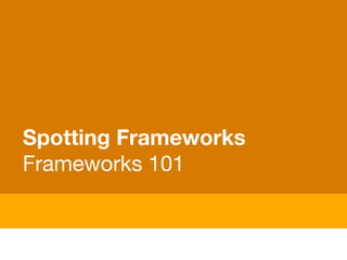 Designing Frameworks For Interaction and User Experience 