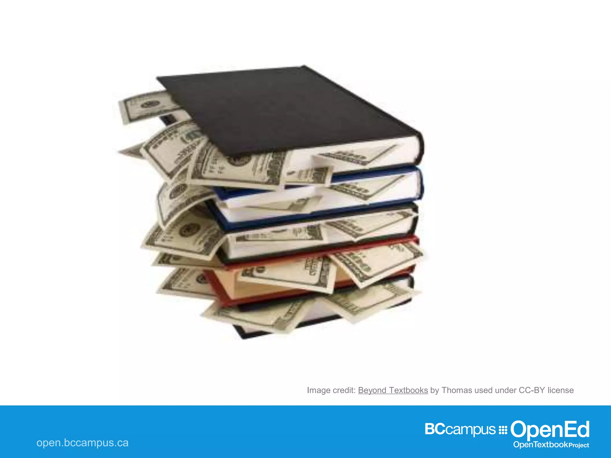 Image credit: Beyond Textbooks by Thomas used under CC-BY license
 