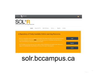 Page |
solr.bccampus.ca
19
 
